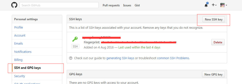 addsshkeytogithub